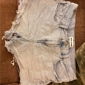 DKNY Women's Faded Blue Jean Shorts